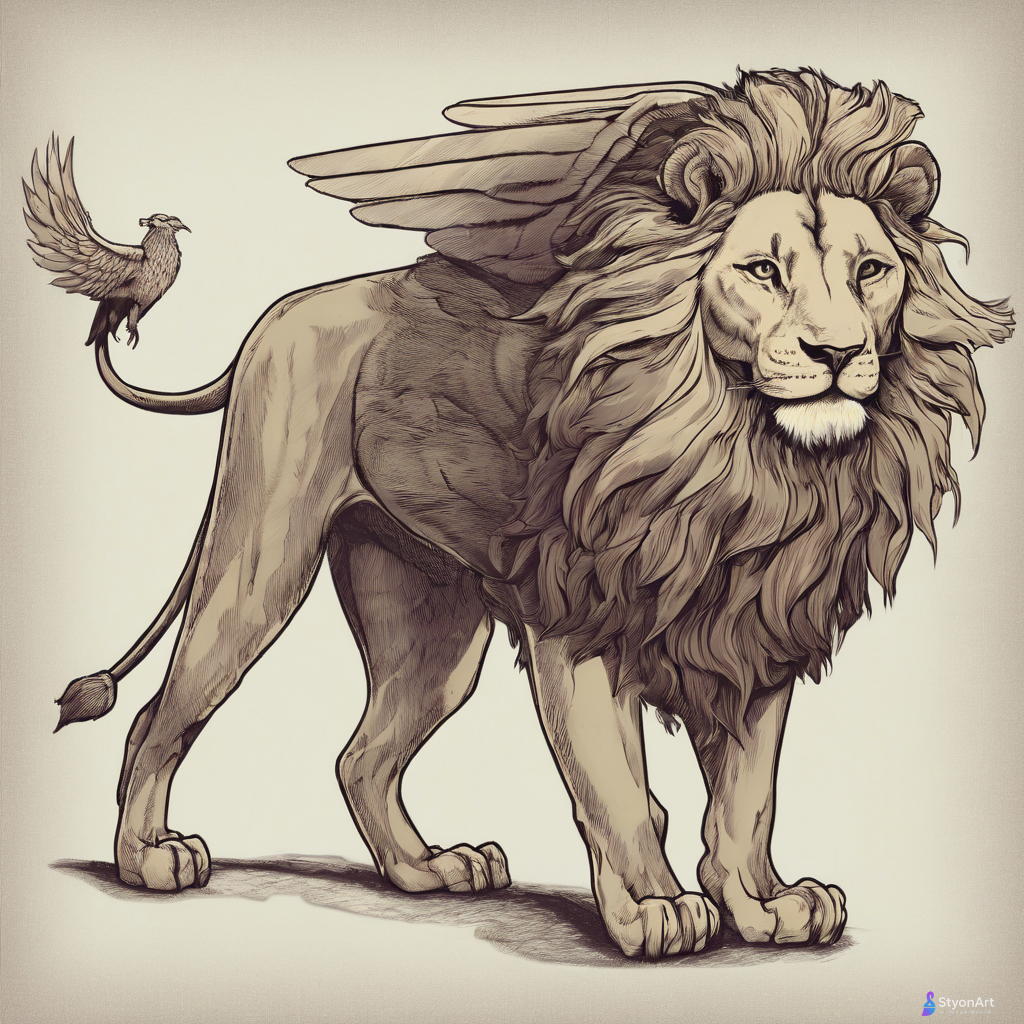 Lion with wings