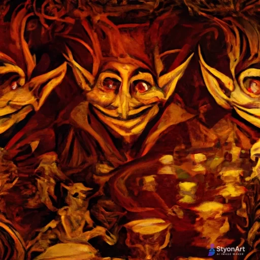 Un sarpe gold gigantic luptanduse cu 4 cavaleri