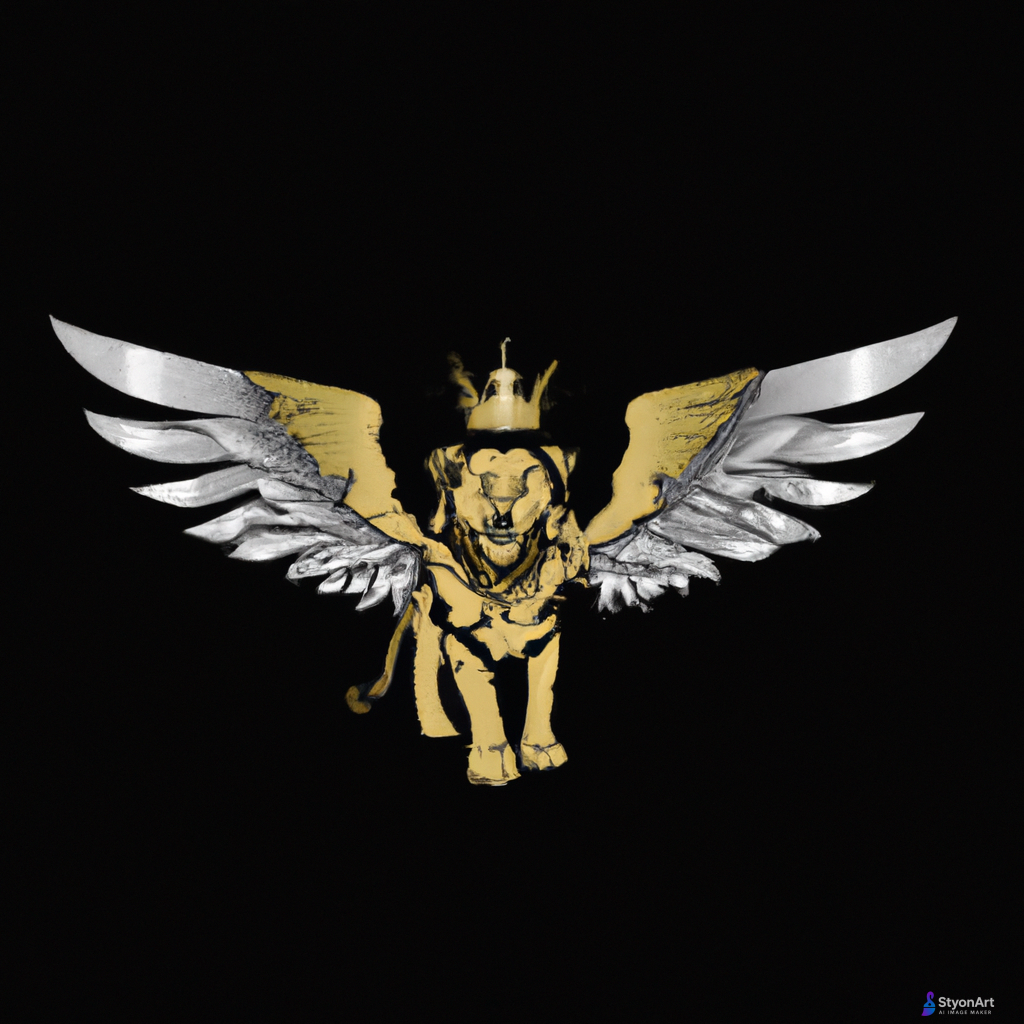 Lion with wings luxus