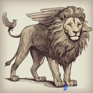 Lion with wings