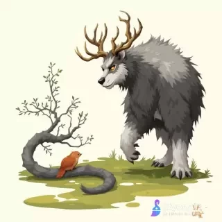 Imagine UAU: Animal în Stil Artistic