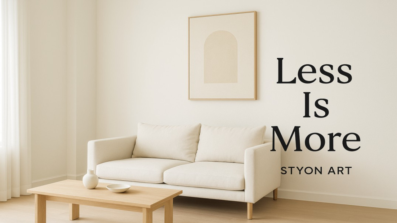 Less Is More – The Beauty of Minimalist Wall Art in Modern Spaces 🕊️✨