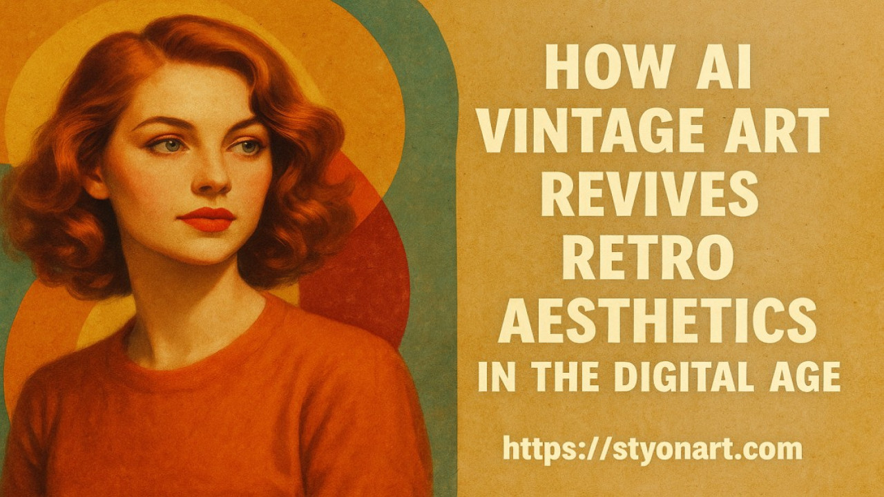 How AI Vintage Art Revives Retro Aesthetics in the Digital Age