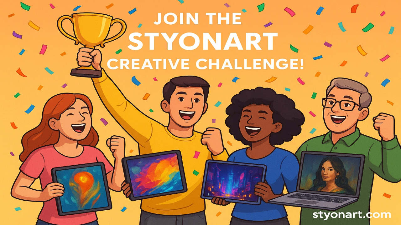 Join the StyonArt Creative Challenge! How to Win with Your AI Art in 2025