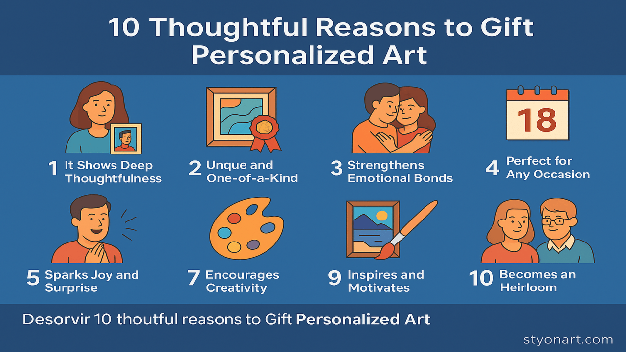 10 Thoughtful Reasons to Gift Personalized Art