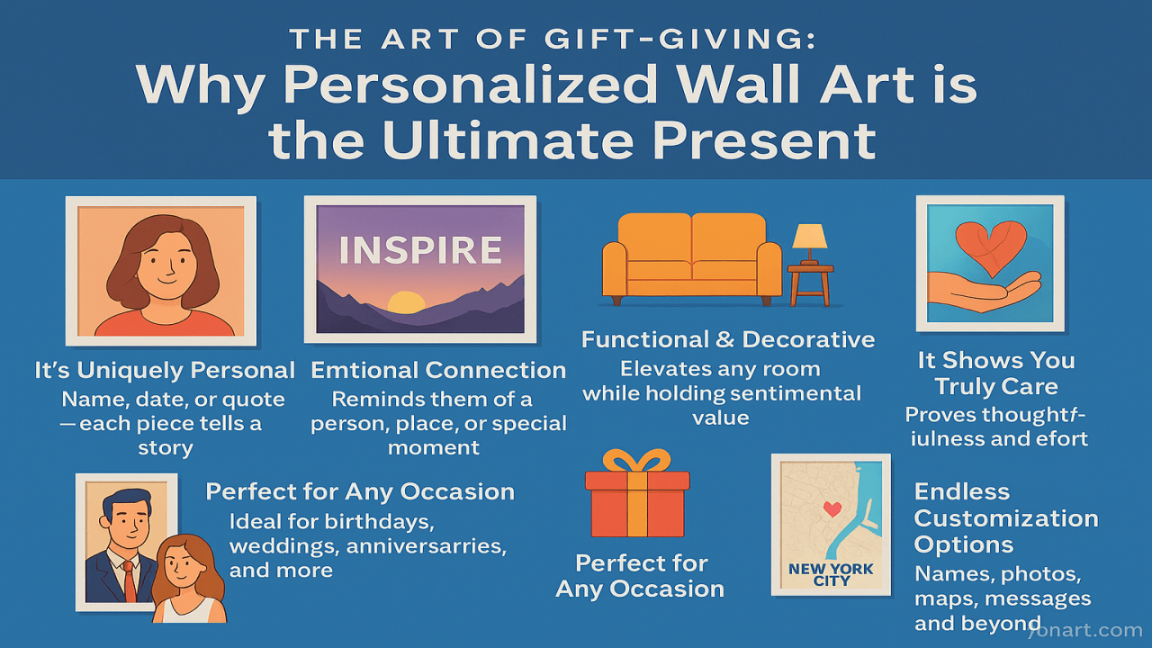 The Art of Gift-Giving: Why Personalized Wall Art is the Ultimate Present