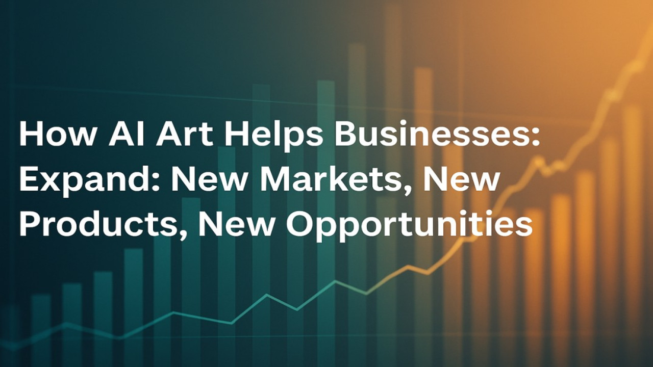 How AI Art Helps Businesses Expand: New Markets, New Products, New Opportunities