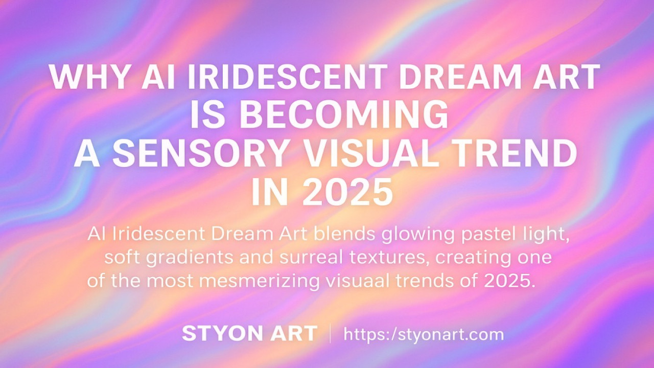 Why AI Iridescent Dream Art Is Becoming a Sensory Visual Trend in 2025