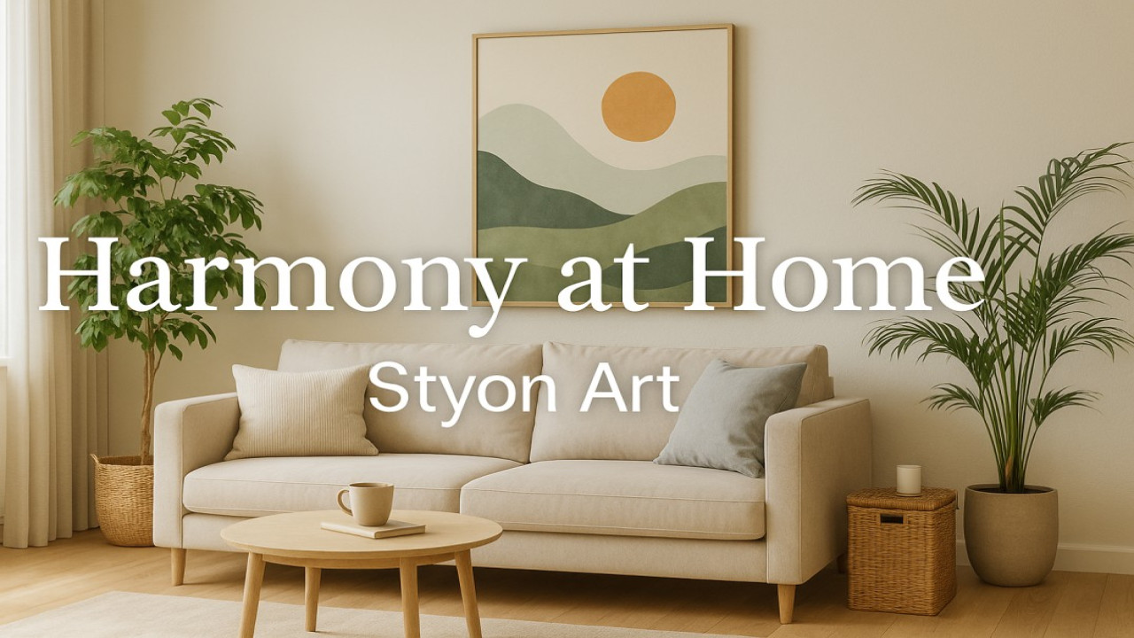 Harmony at Home – How Art Creates Balance in Your Living Space 🌿🖼️