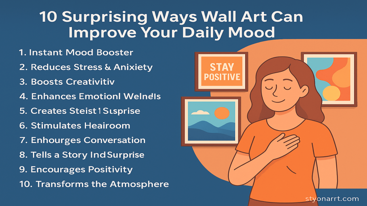 10 Surprising Ways Wall Art Can Improve Your Daily Mood