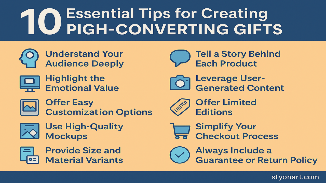 10 Essential Tips for Creating High-Converting Personalized Gifts