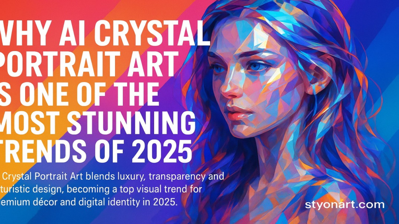 Why AI Crystal Portrait Art Is One of the Most Stunning Trends of 2025