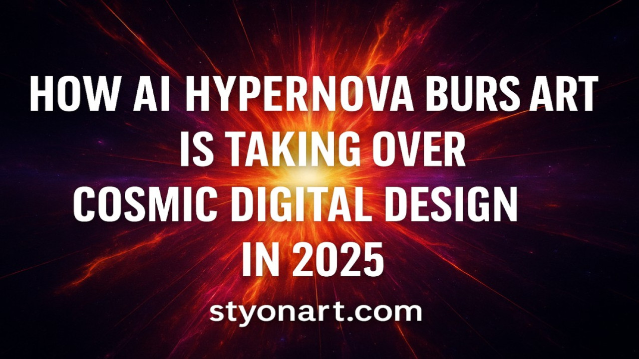 How AI HyperNova Burst Art Is Taking Over Cosmic Digital Design in 2025