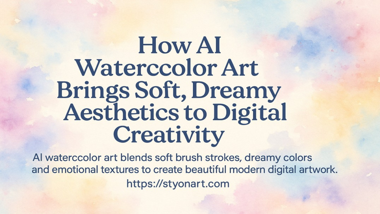 How AI Watercolor Art Brings Soft, Dreamy Aesthetics to Digital Creativity