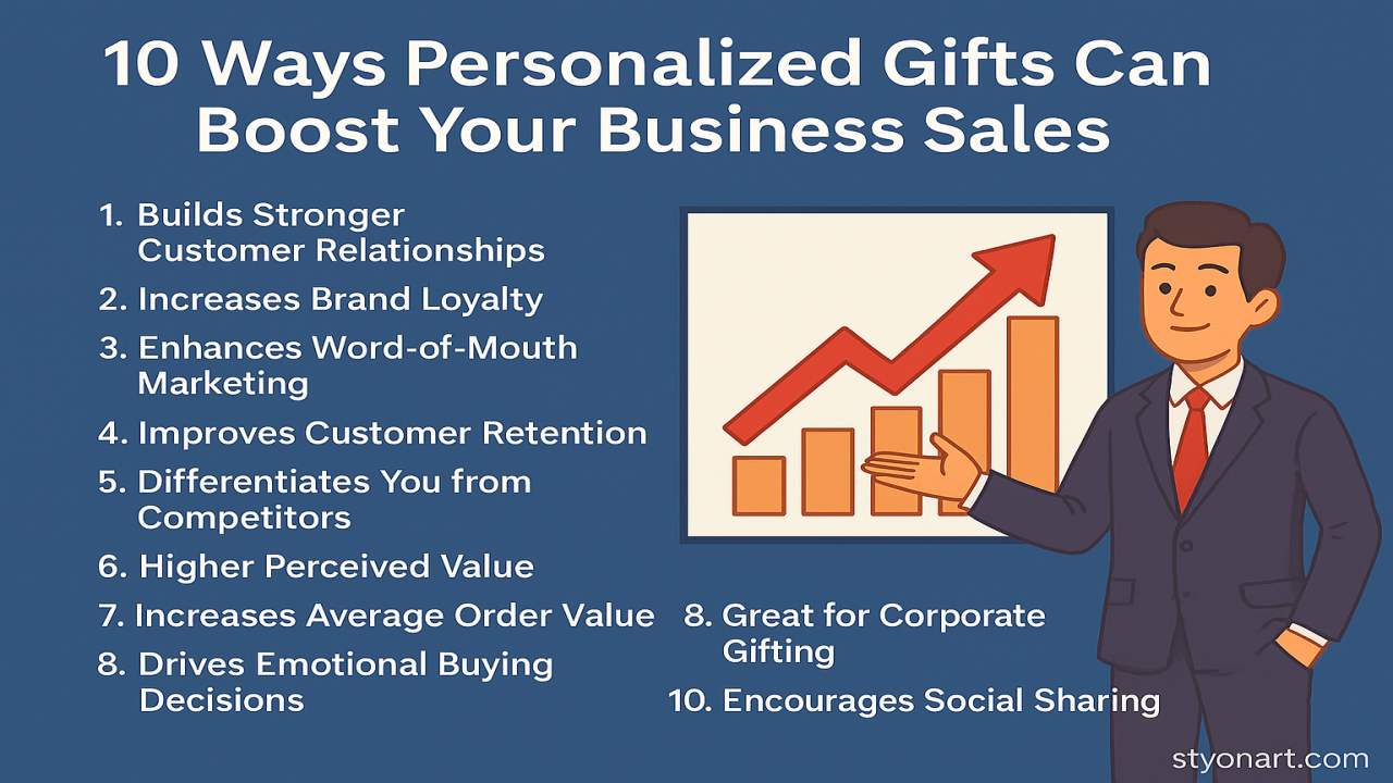 10 Ways Personalized Gifts Can Boost Your Business Sales