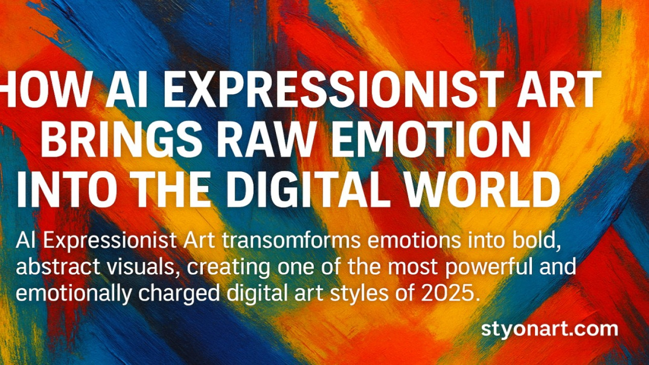 How AI Expressionist Art Brings Raw Emotion Into the Digital World