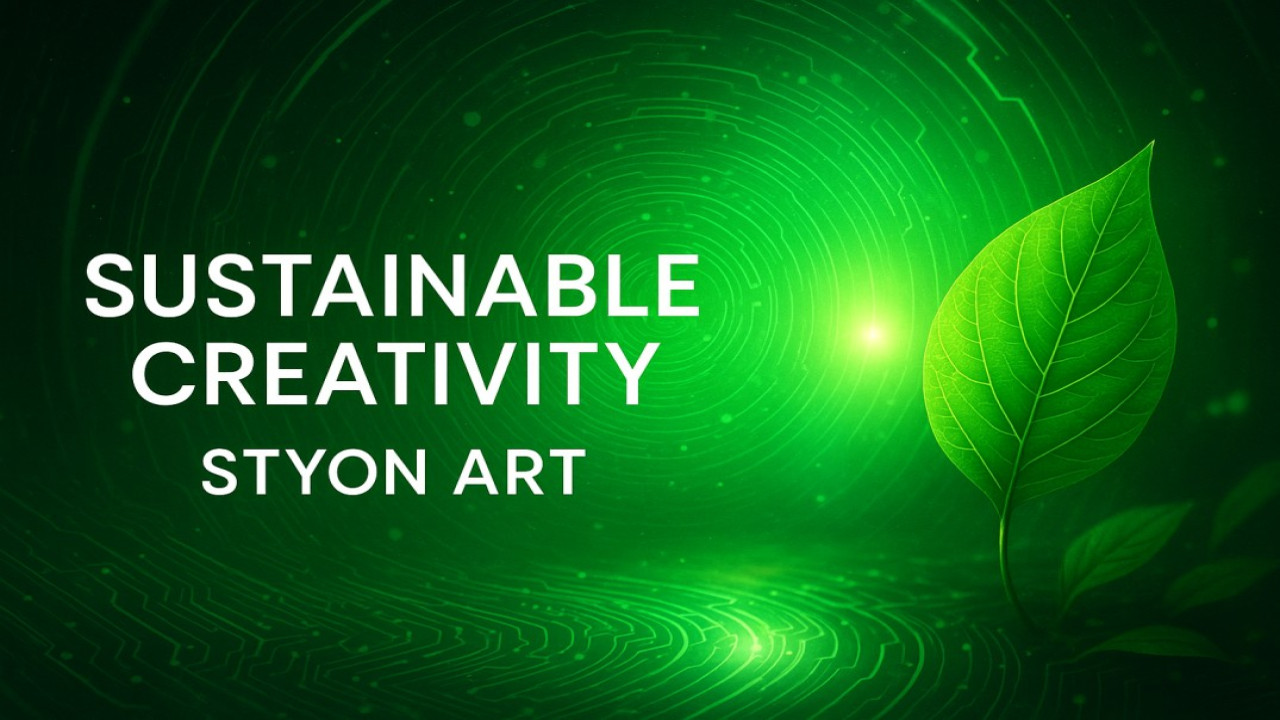 Sustainable Creativity – How Digital Art Shapes a Greener Future 🌍🎨