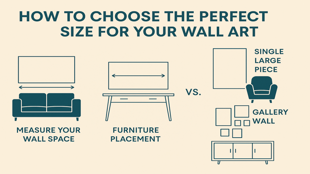 How to Choose the Perfect Size for Your Wall Art