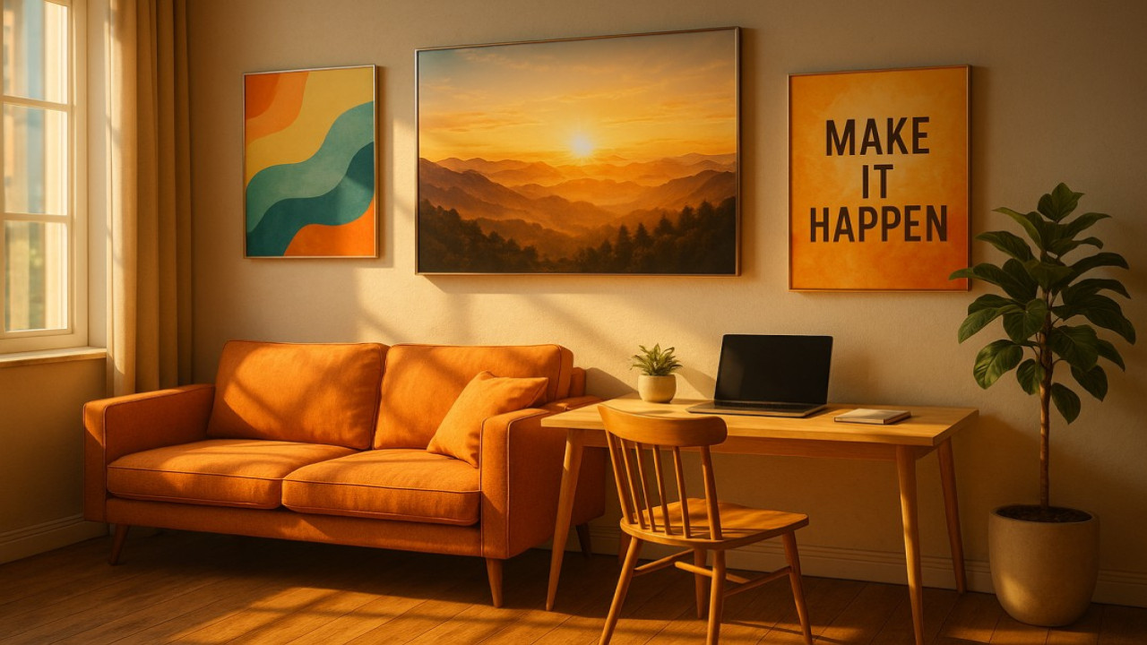 🌅 Art That Inspires — How Visual Beauty Shapes Your Mindset and Motivation