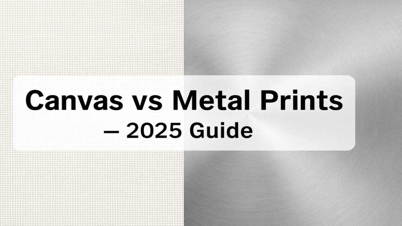 Canvas vs. Metal Prints: Which Wall Art Material Is Best for Your Home in 2025?