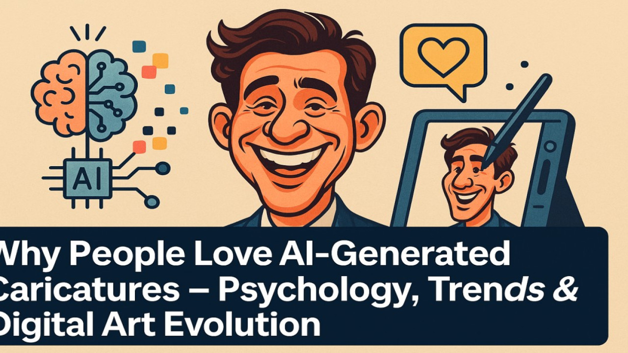 Why People Love AI-Generated Caricatures – Psychology, Trends & Digital Art Evolution