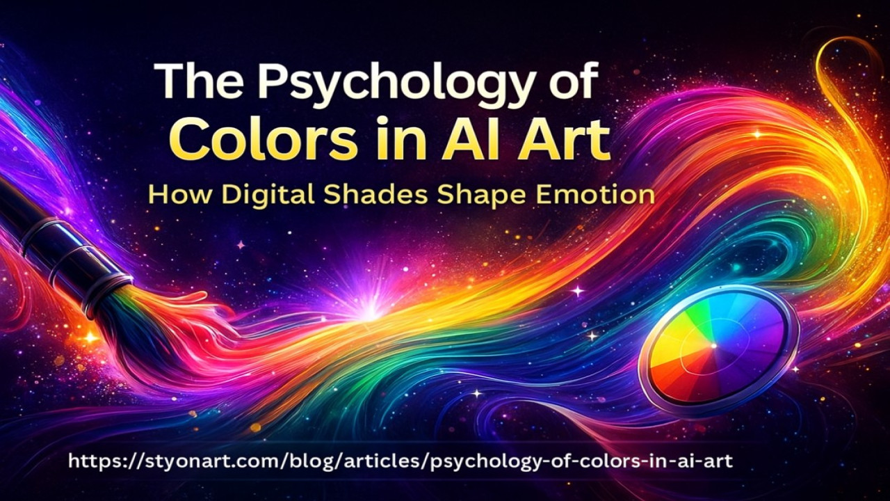 The Psychology of Colors in AI Art: How Digital Shades Shape Emotion