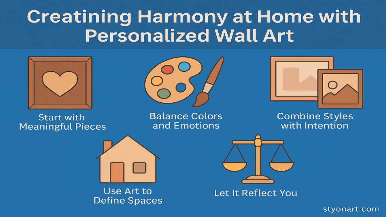 Creating Harmony at Home with Personalized Wall Art