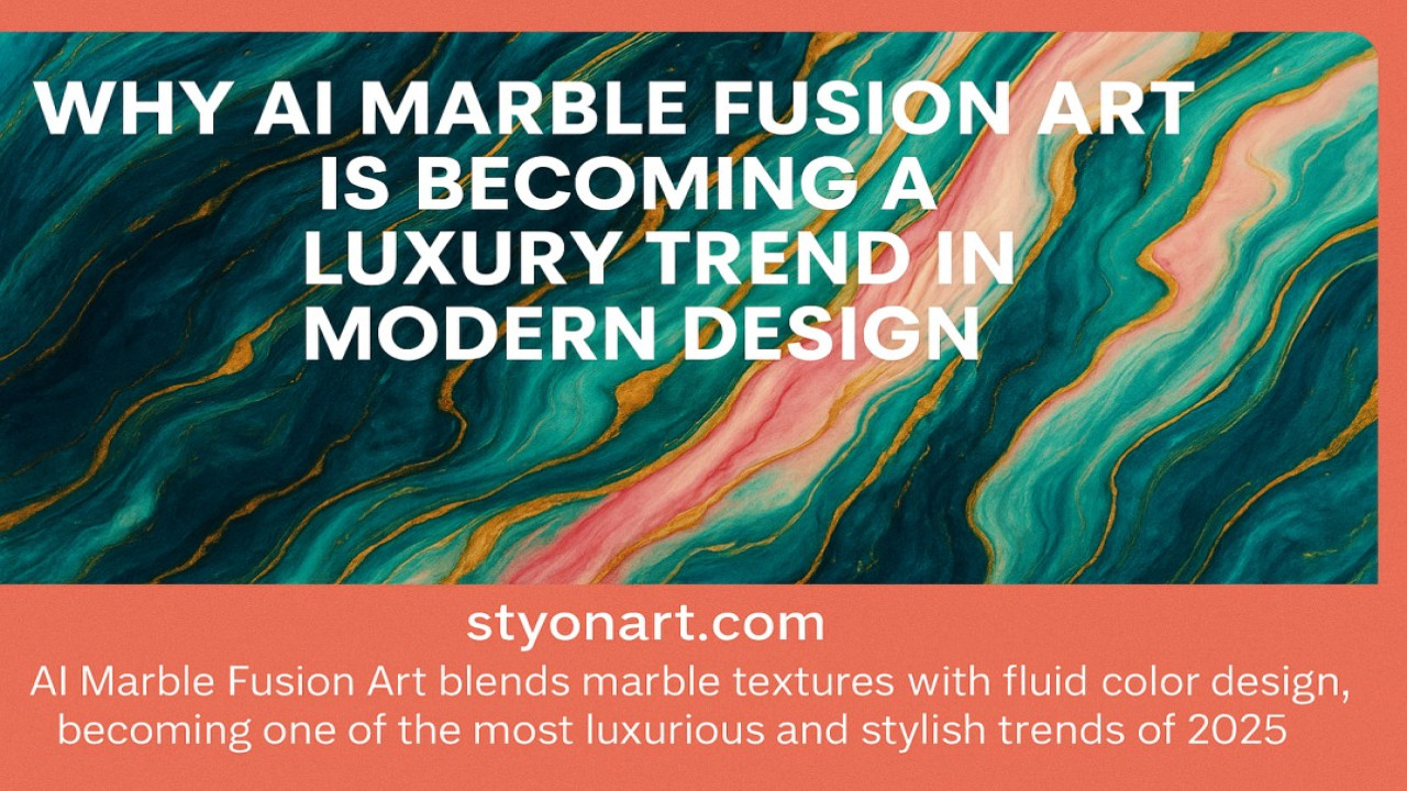 Why AI Marble Fusion Art Is Becoming a Luxury Trend in Modern Design
