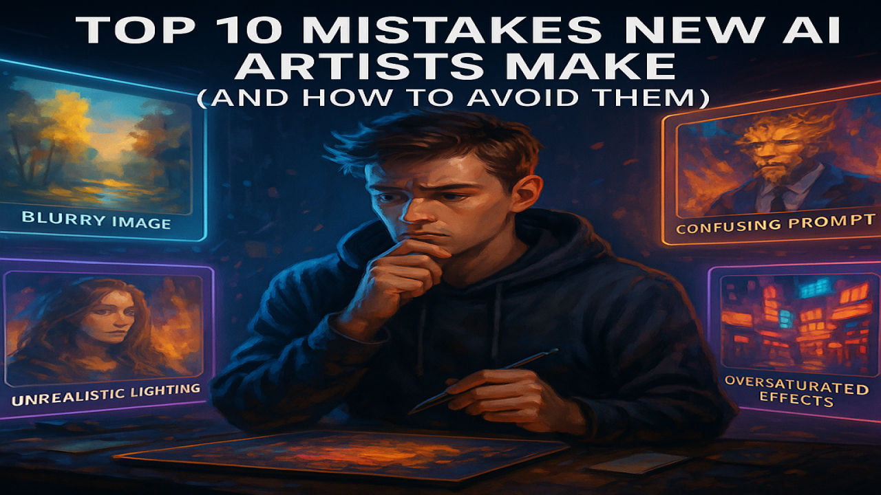 Top 10 Mistakes New AI Artists Make (and How to Avoid Them)