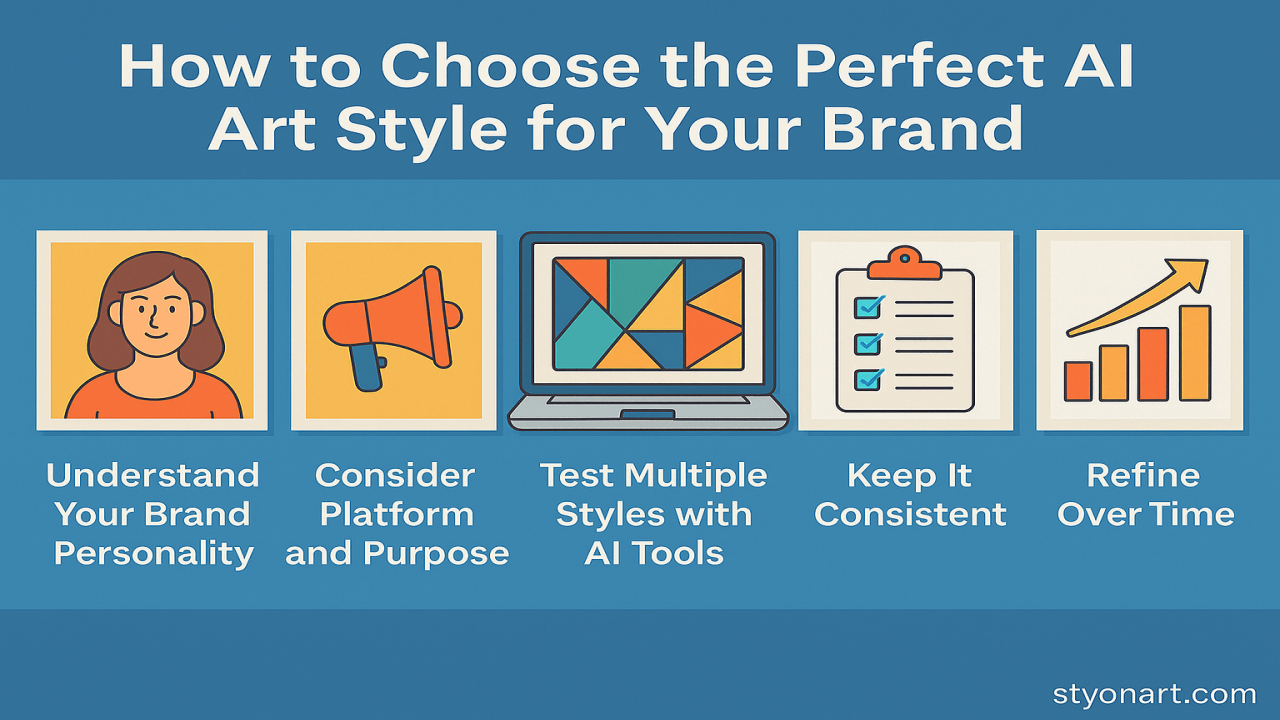 How to Choose the Perfect AI Art Style for Your Brand