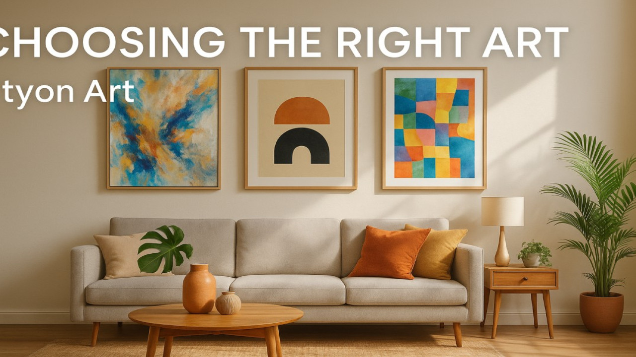 Choosing the Right Art for Your Home – A Guide to Style, Space, and Soul 🏠🎨