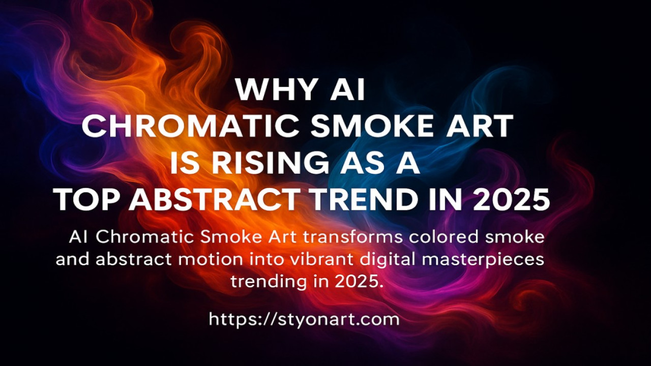 Why AI Chromatic Smoke Art Is Rising as a Top Abstract Trend in 2025