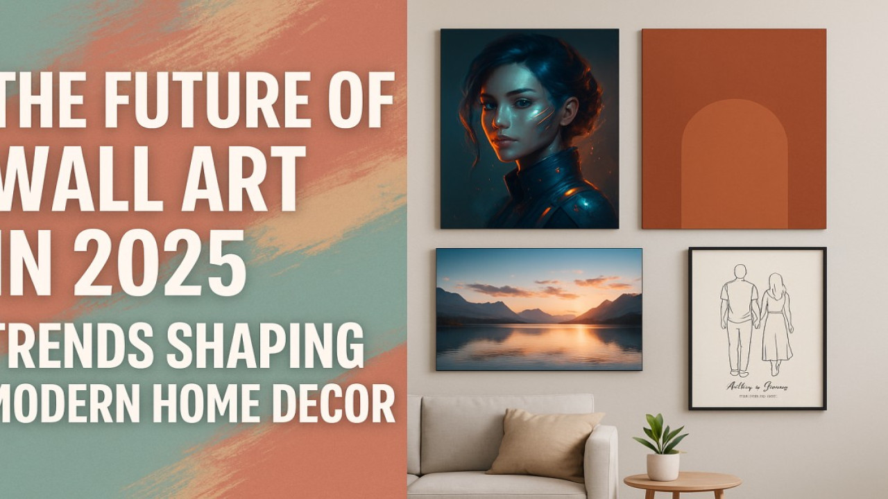 The Future of Wall Art in 2025: Trends Shaping Modern Home Decor