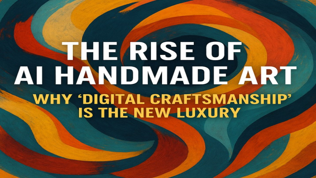 The Rise of AI Handmade Art — Why “Digital Craftsmanship” Is the New Luxury