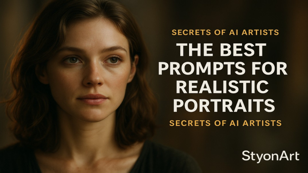 The Best Prompts for Realistic Portraits – Secrets of AI Artists