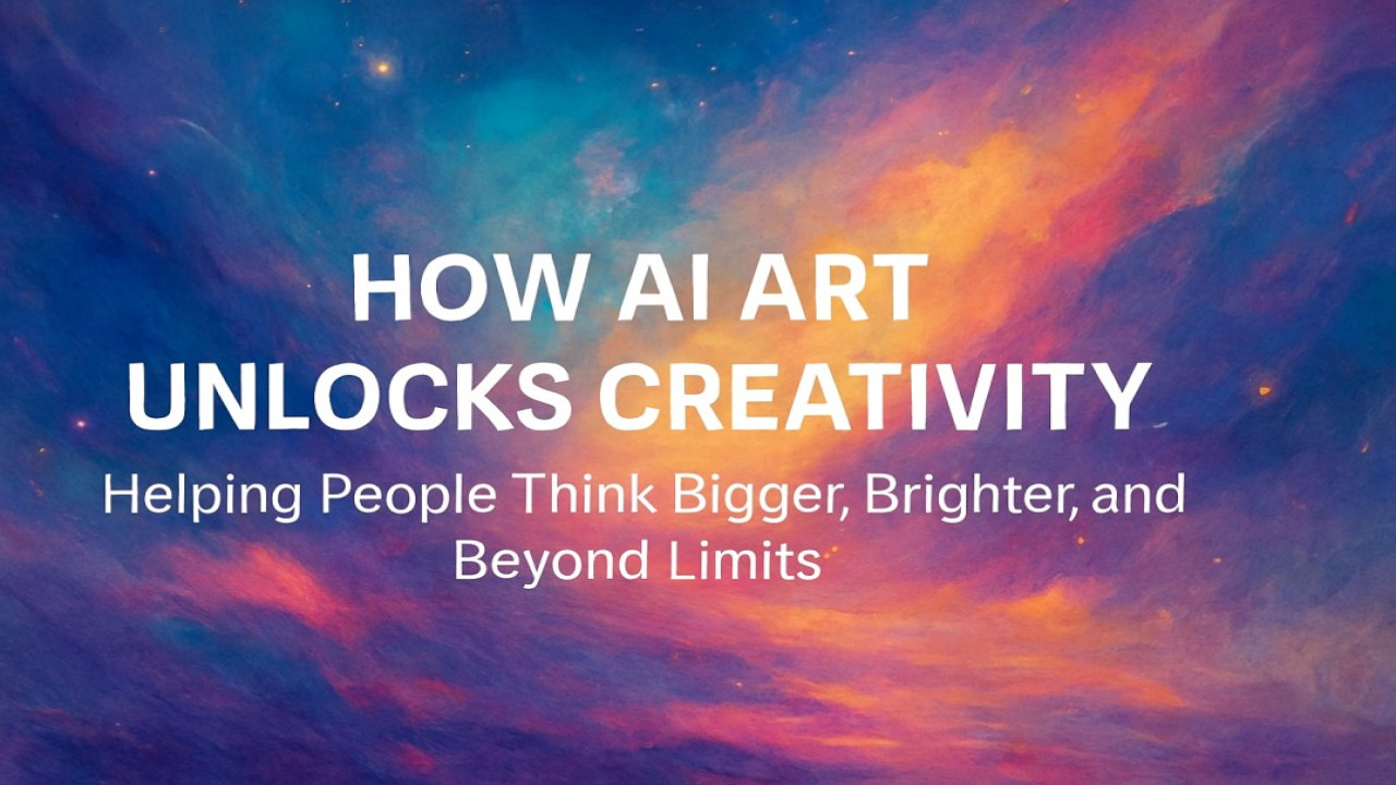 How AI Art Unlocks Creativity: Helping People Think Bigger, Brighter, and Beyond Limits