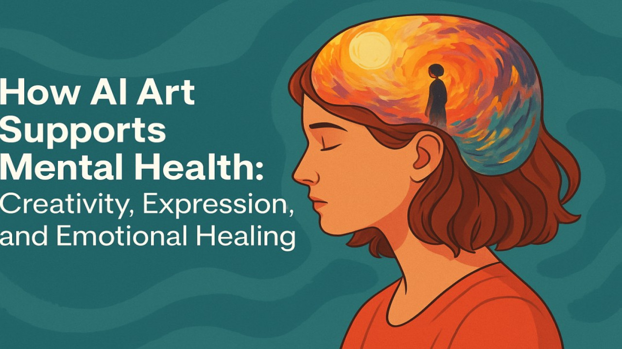 How AI Art Supports Mental Health: Creativity, Expression, and Emotional Healing
