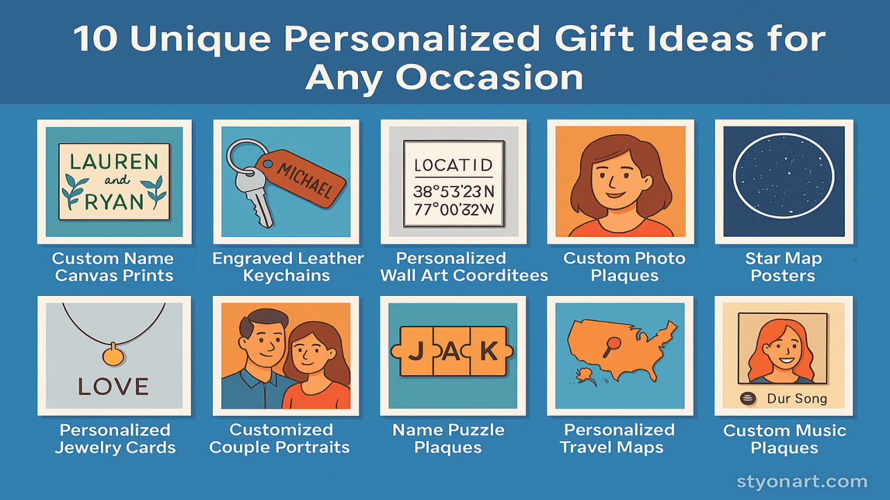 10 Unique Personalized Gift Ideas for Any Occasion