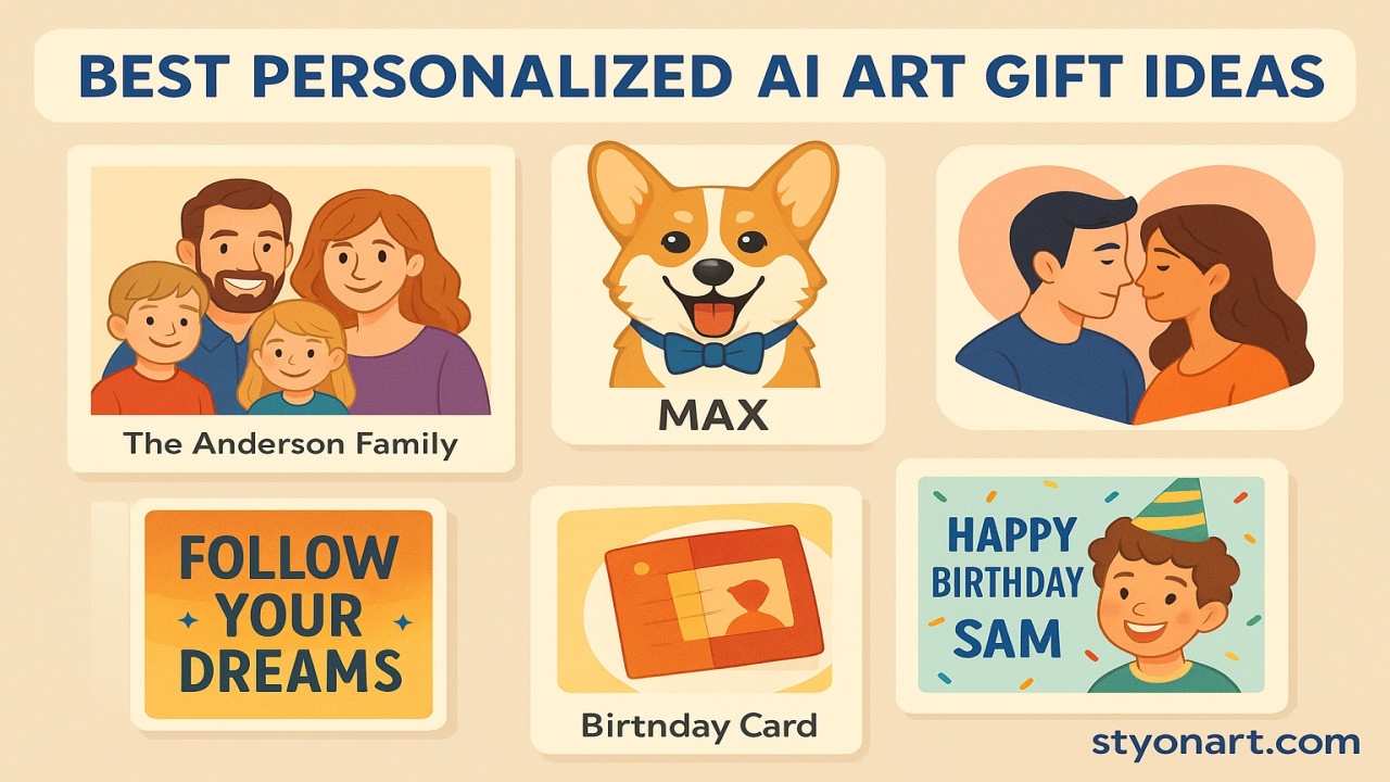 Best Personalized AI Art Gift Ideas for Every Occasion (2025)