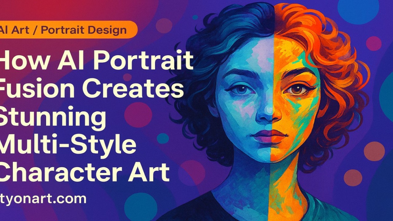 How AI Portrait Fusion Creates Stunning Multi-Style Character Art