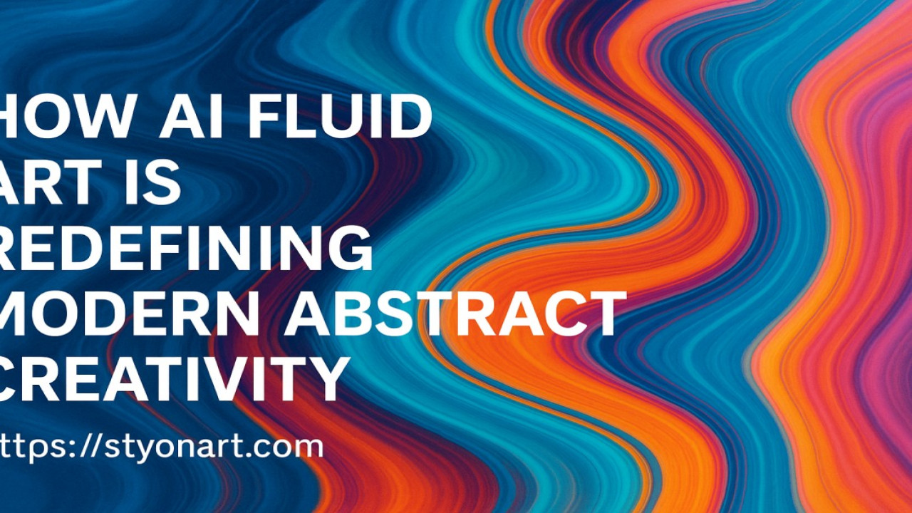 How AI Fluid Art Is Redefining Modern Abstract Creativity