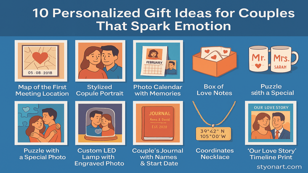 10 Personalized Gift Ideas for Couples That Spark Emotion