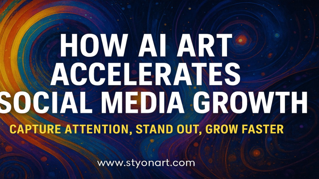 How AI Art Accelerates Social Media Growth: Capture Attention, Stand Out, Grow Faster