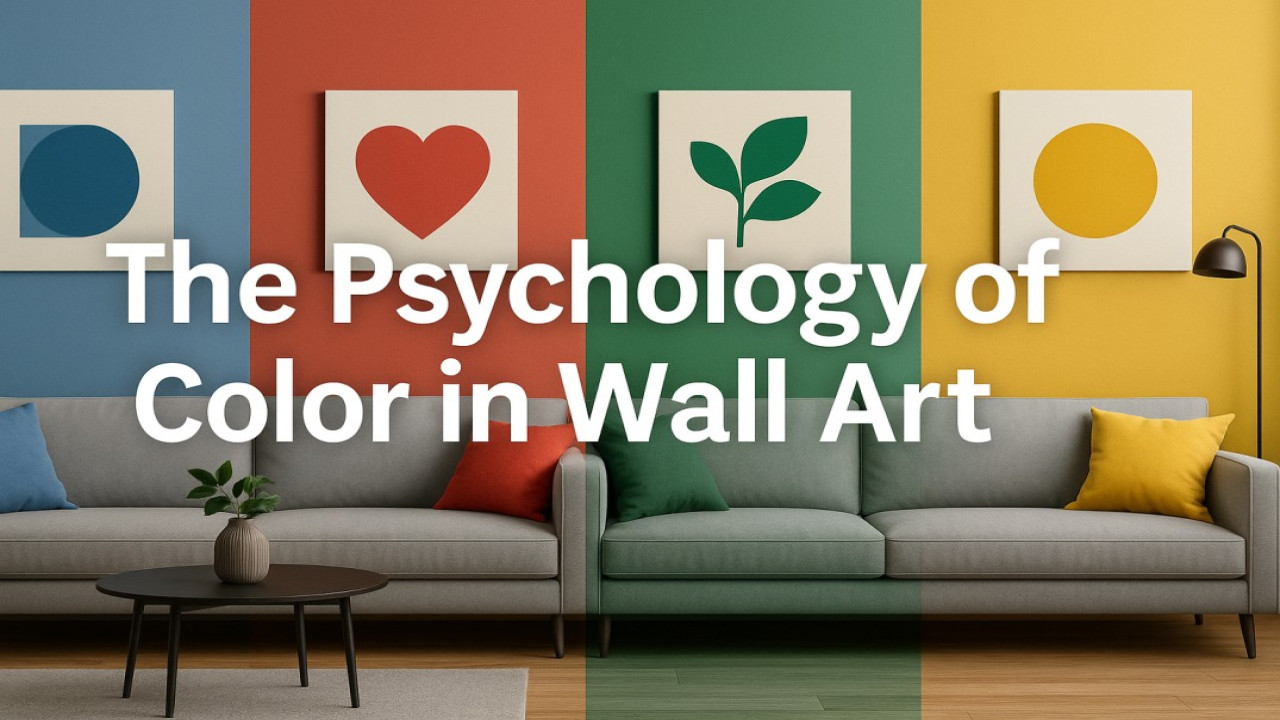 The Psychology of Color in Wall Art: What Each Hue Says About Your Space
