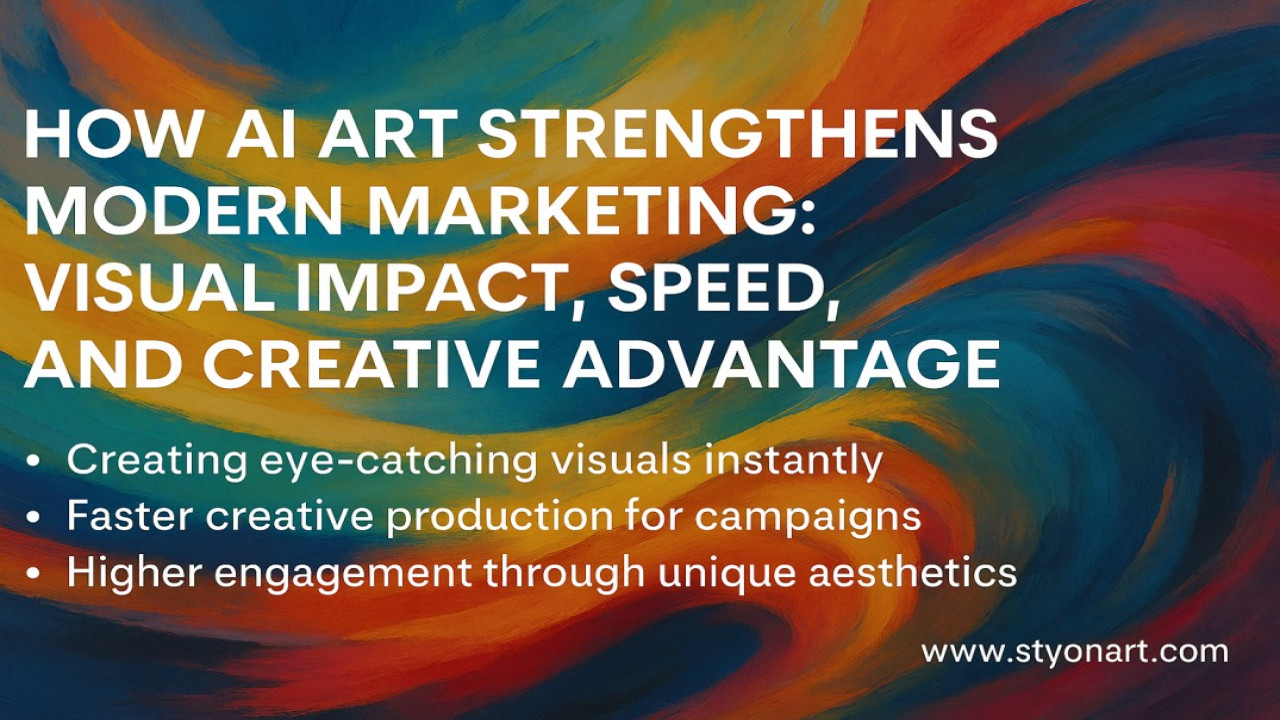 How AI Art Strengthens Modern Marketing: Visual Impact, Speed, and Creative Advantage