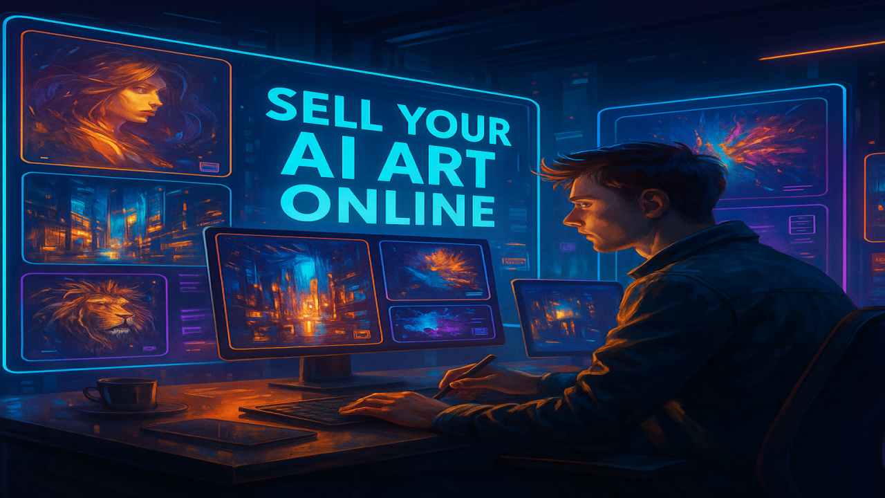 How to Sell Your AI Art Online: Platforms, Pricing & Strategy