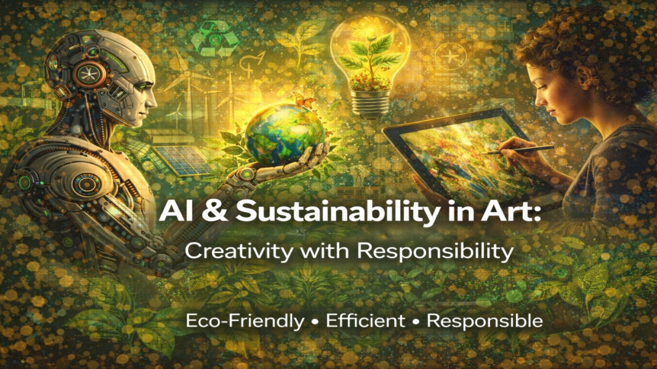AI & Sustainability in Art: Creativity with Responsibility